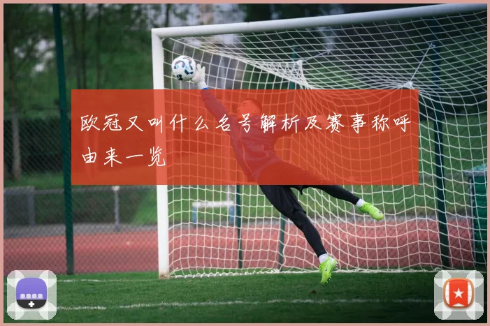 欧冠又叫什么名号解析及赛事称呼由来一览